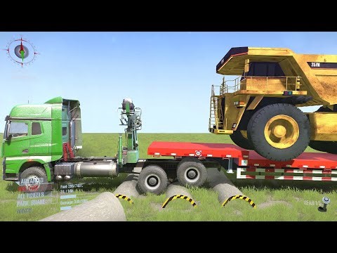 Spintires: MudRunner Mods Gameplay -The Road is Muddy with Strong Water Currents and High Speeds #21