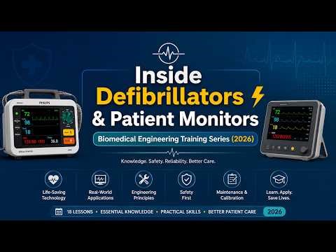 Inside Defibrillators & Patient Monitors-Biomedical Engineering Training Series (2026) #biomedical