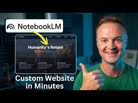 NotebookLM + Gemini = Website Builder (Free & No Code)
