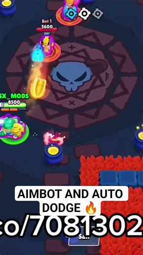 MOD MENU GRÁTIS BRAWL STARS, AUTO DODGE AND AIMBOT 🤓✨ #brawlstars #games #brawl #brawlstarsgame
