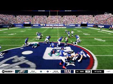 Madden NFL 27 - Philadelphia Eagles vs New York Giants - Gameplay (PS5 UHD) [4K60FPS]