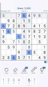 April - 30 daily sudoku challenge #dailychallenge #dailysudoku