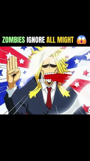 ZOMBIES IGNORE ALL MIGHT 😱 | #myheroacademia #edit #amv #anime