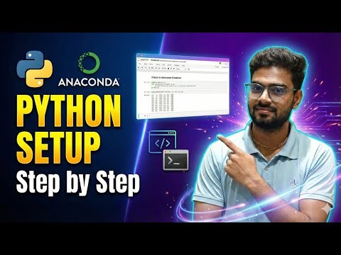Install Python & Anaconda | Jupyter Notebook Setup | Run Your First Python Program