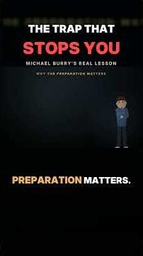 The Trap That Stops You From Ever Starting 🧠 (Michael Burry's Real Lesson)