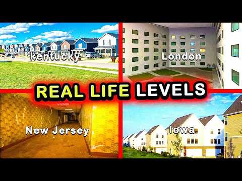 10 Backrooms Levels You Can go to in REAL LIFE..