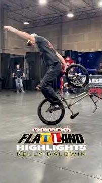 Kelly Baldwin, Master Class run in Las Vegas #bmx #bmxstyle #bmxclip #bmxflatland #freestyle