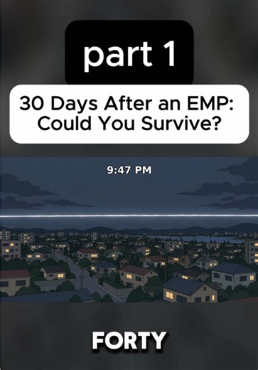 The Grid Died at 9:47 PM — 30 Days Surviving an EMP Blackout