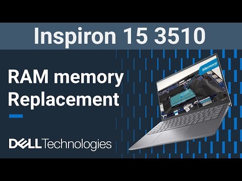 Dell Inspiron 15 3510 | How to replace the RAM memory module