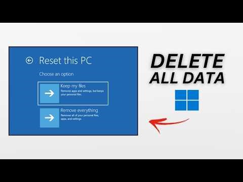 How To Factory Reset A Windows 11 Laptop