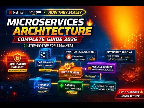 Core Components of Microservice Architecture | powers tech giants like Netflix and Amazon