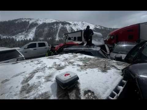19 Injured in 75-Car Pileup in Colorado