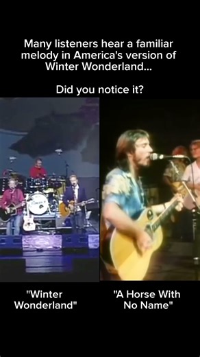 America - Winter Wonderland vs A Horse With No Name