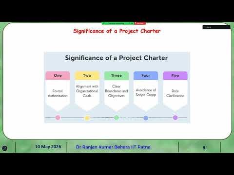 Project charter and scope definition for EV projects
