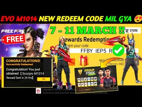 FREE FIRE REDEEM CODE TODAY 7 MARCH REDEEM CODE FREE FIRE | FF REDEEM CODE TODAY 7 MARCH 