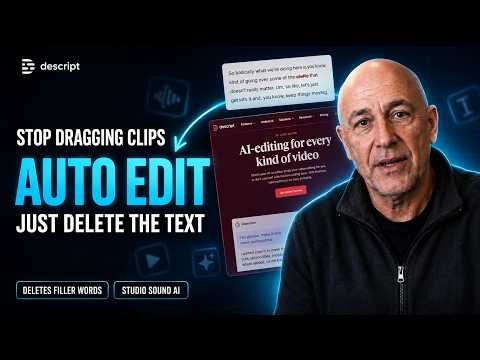 This AI Edits Video Like a Google Doc Descript