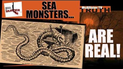 SEA SERPENTS DOCUMENTED! DRAGONS WRAPPED AROUND BOATS & WHALES! SNATCHING MEN OFF SHIPS! LEVIATHAN..