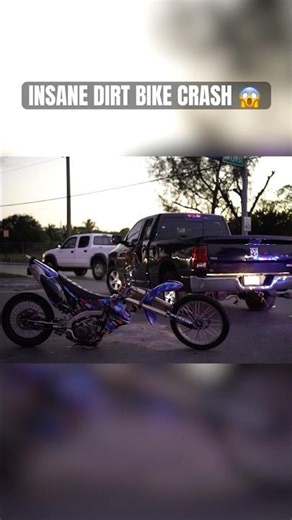 Insane Dirt Bike Crash 😱 #bikelife #nationwidebikelife