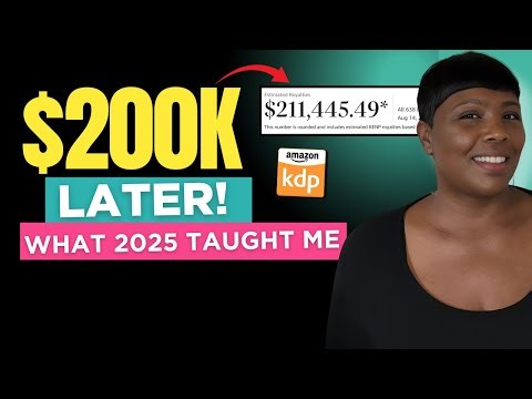 I Crossed $200K Publishing Books on Amazon (Here Are the 10 Biggest Lessons I Learned in 2025)