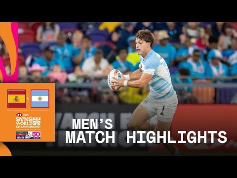 NOTHING between them 👏 | Spain v Argentina | HSBC SVNS Hong Kong 2026 Match Highlights