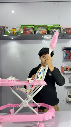 4 Wheeler Foldable Baby Adjustable Walker kit👼🏻