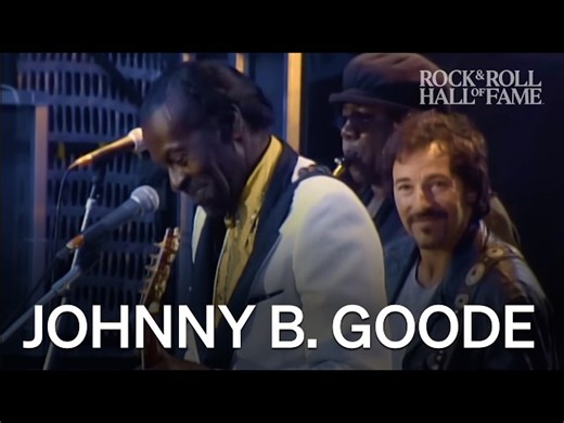 Chuck Berry with Bruce Springsteen "Johnny B. Goode" | Concert for the Rock & Roll Hall of Fame