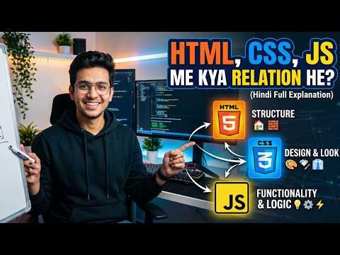 HTML vs CSS vs JavaScript What's the Difference | Difference Between HTML CSS and JavaScript