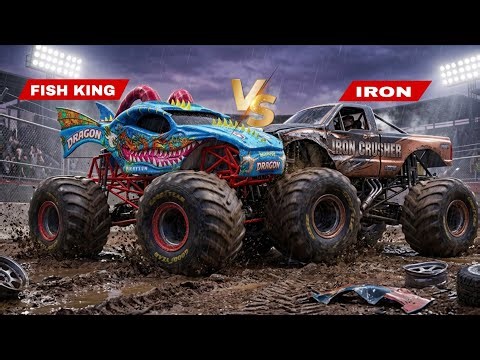 DEMOLITION DERBY 🤯 MONSTER TRUCK FIGHTING GAMEPLAY VIDEO| #monstertruckjump #monstertruck #games