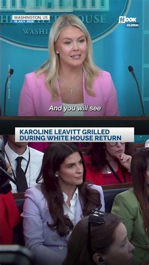 Karoline Leavitt Grilled During White House Comeback by Kaitlan Collins