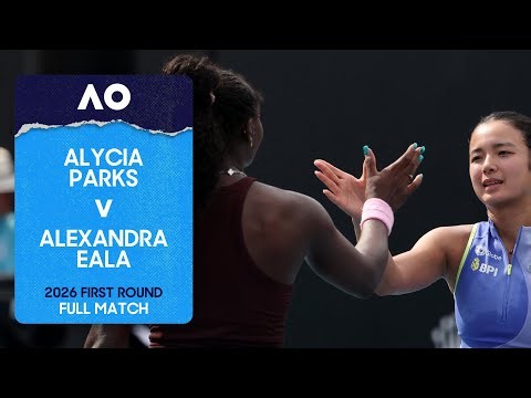 Alycia Parks v Alexandra Eala Full Match | Australian Open 2026 First Round