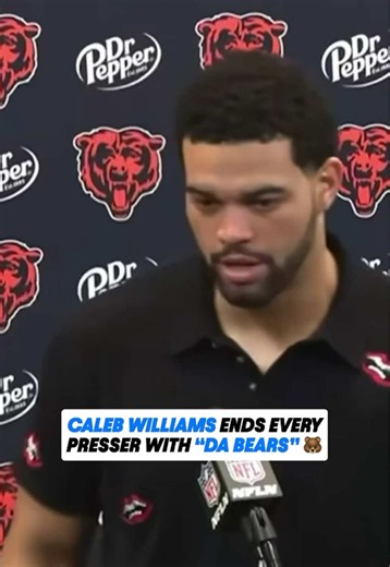 A Chicago Bear to the core 🧡 #calebwilliams #chicagobears #nfl #dabears (via @Chicago Bears)