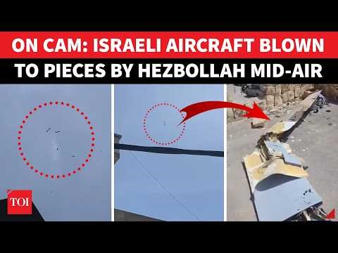 CHILLING VIDEO: Hezbollah OBLITERATES Israel’s ‘STAR WEAPON’, Aircraft Shredded Mid-Air | Watch