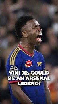 If Vini Jr. comes to Arsenal and wins everything, he'll be a LEGEND!!! 🔥💪 #FoureverArsenal