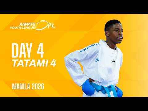 LIVE 🔴 Karate One Youth League Manila 2026 | Day 4 – Tatami 4
