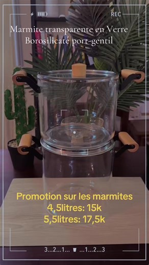 Promotion sur les marmites en verres balise. Stocks limités #gabontiktok🇬🇦 #portgentil🇬🇦 #promotion #marmiteenverre