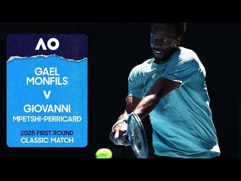 Gael Monfils v Giovanni Mpetshi Perricard Classic Match | Australian Open 2025 First Round