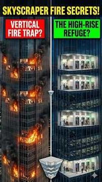 Why Skyscrapers Don't Fall Over (and how they survive fires) #skyscraperday