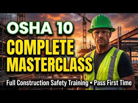 OSHA 10-Hour Construction Safety Course – Complete Masterclass (Full Training)