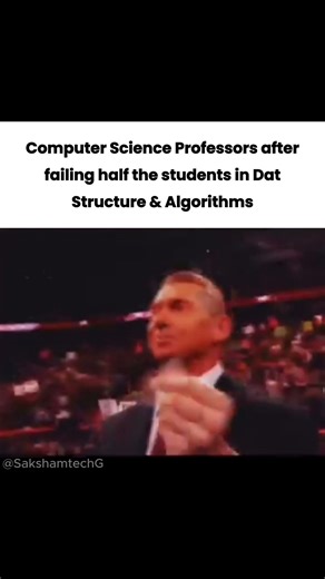 POV: Your CS Professor after the DSA Final 💸💀