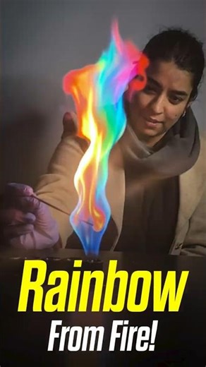 Turn Fire Into a Rainbow 🌈🔥 | Science Flame Test Experiment