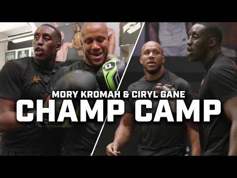 CHAMP CAMP 🏆 Mory Kromah trains with Ciryl Gane ahead of COLLISION 9
