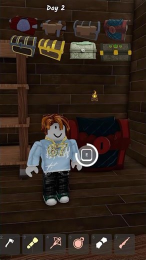 Ruby on Day 2 😳💎 | 99 Nights in the Forest Roblox #roblox #99nightintheforest #gaming