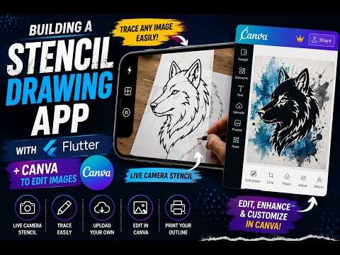 building a drawing app with flutter chatgpt: using canva to edit images