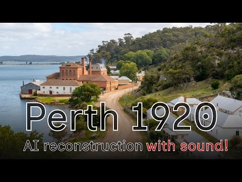 Perth in the 1920s | Rare Archival Photos Brought to Life with AI