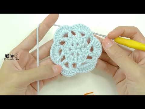 Crochet Flower Lace Bonnet Tutorial (Part I) | Chenda DIY