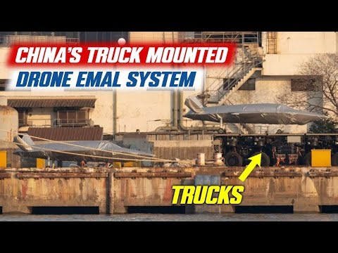 China Testing a Truck-Mounted Electromagnetic Launch System for Military Drones!