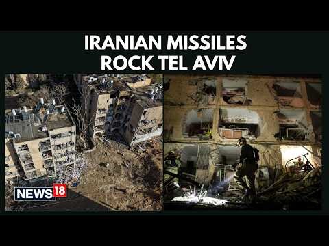 Iranian Missiles Strike Tel Aviv, Explosions Rock City Amid Escalating Conflict | N18G