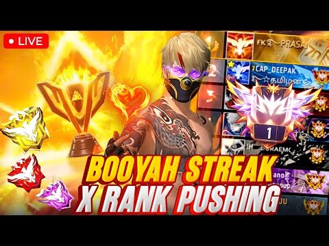 20 BOOYAH STREAK CHALLENGE😱 🔥 FFK PRASANTH ON LIVE🔥 #ffkprasanth #fftamil