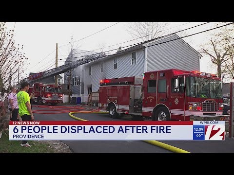 House fire leaves 6 displaced
