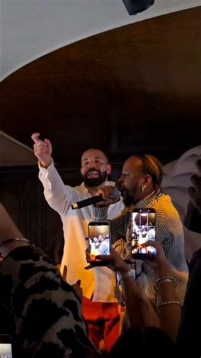 Popcaan At Drake's Birthday Party #unruly #shorts